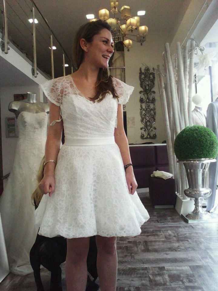 Robe de mariée courte - 1