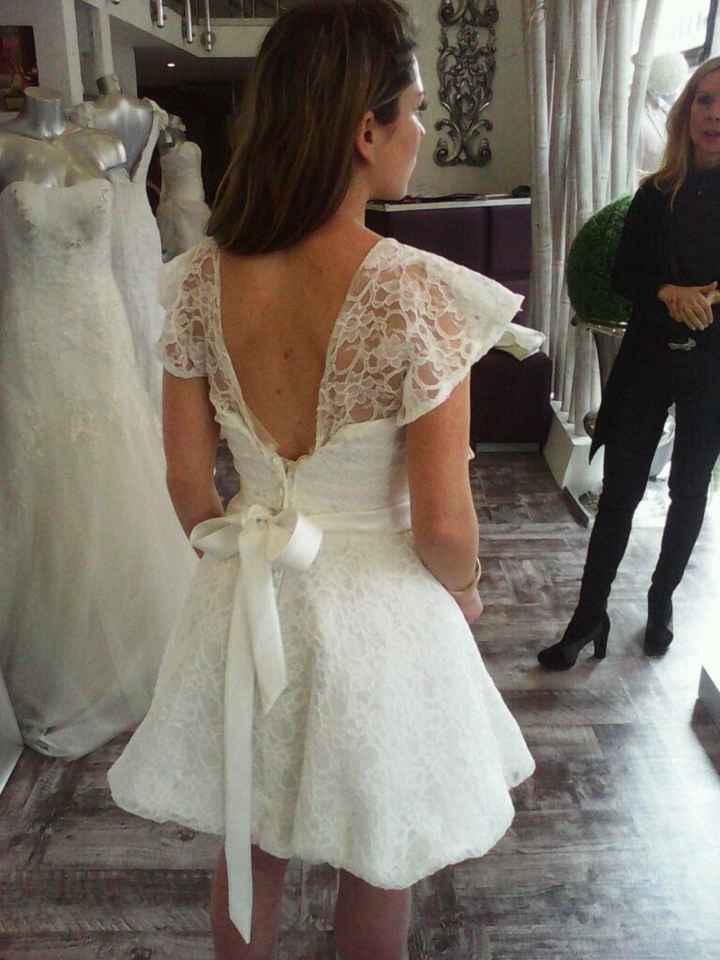 Robe de mariée courte - 2