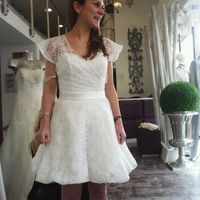 Robe de mariée courte - 1