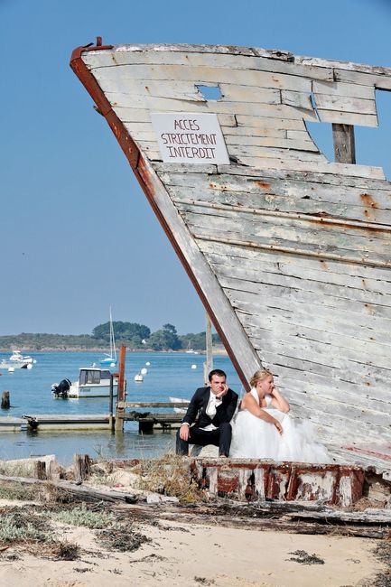 Trash the dress.
