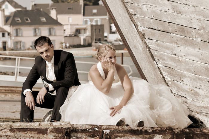 Trash the dress.