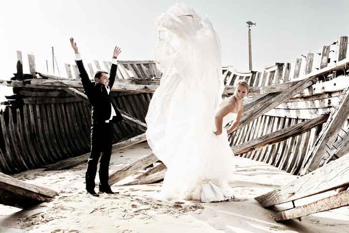 Trash the dress.