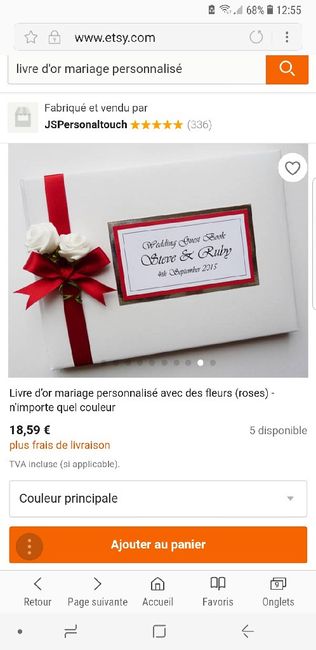 Livre d'or - 1