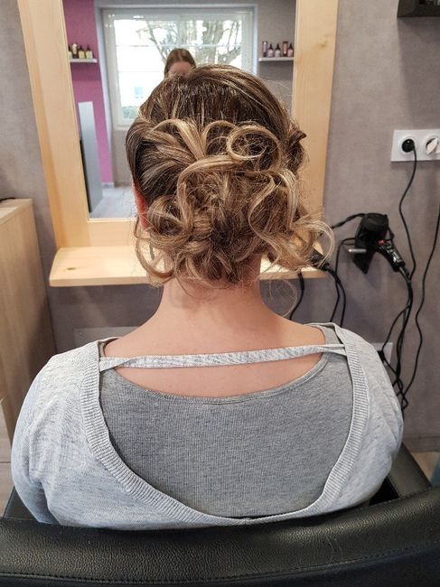 Essaie coiffure et retouche de la robe - 4