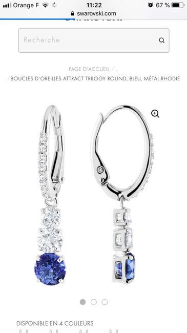 Boucles d'oreilles trouvées: merci Père Noël - 1