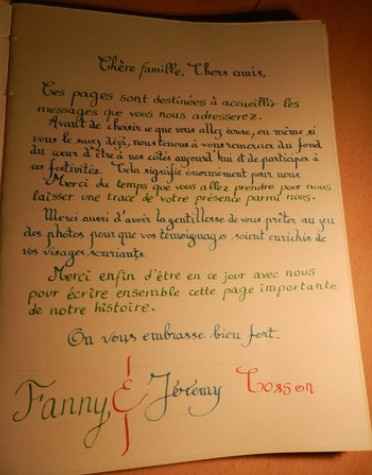 Mot livre d'or