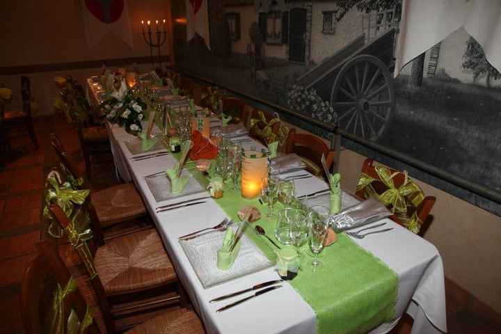 Centre de table fleuri
