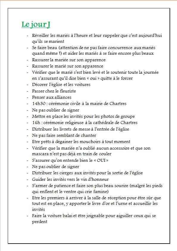 Livret témoin