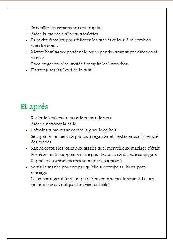 Livret témoin
