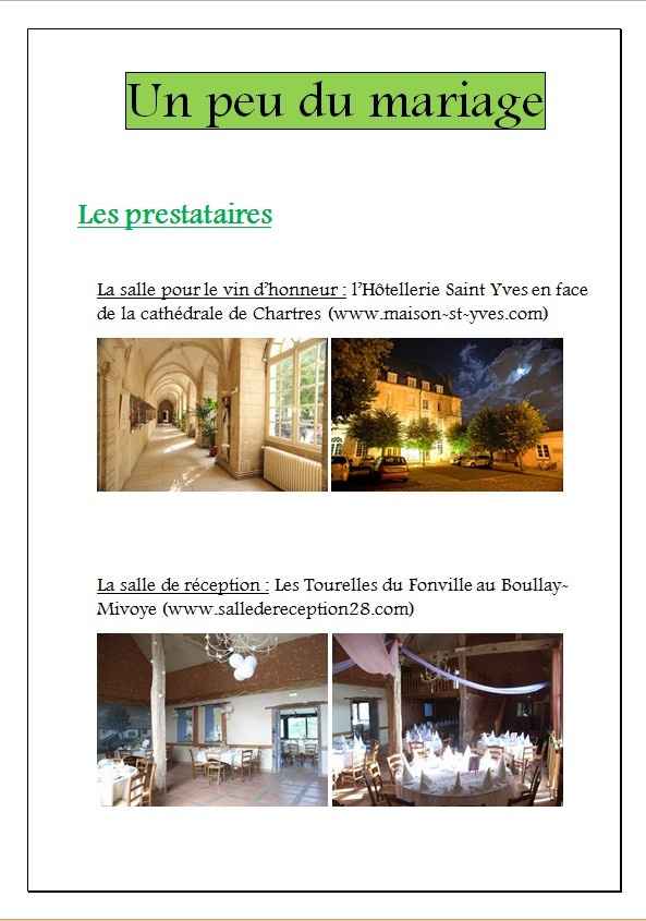 Livret témoin