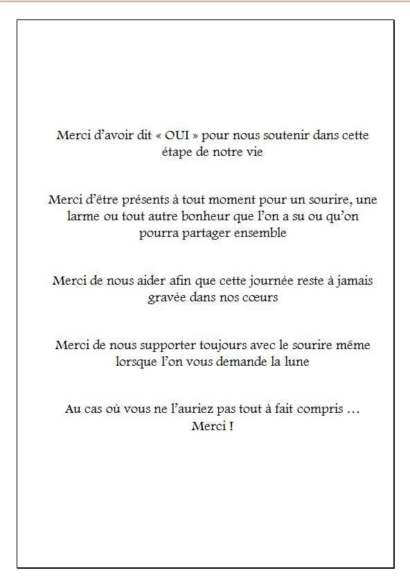 Livret témoin