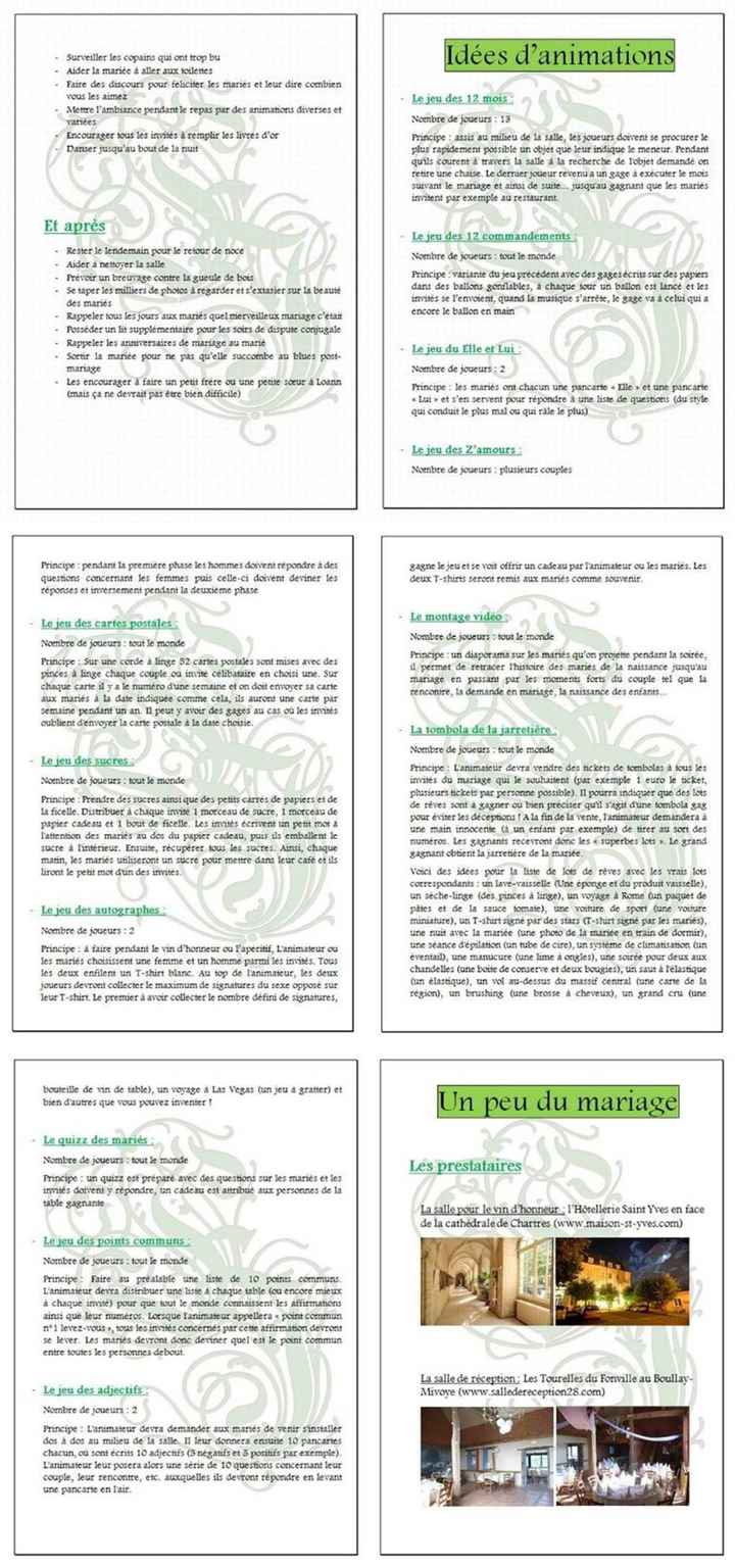 Livret témoin