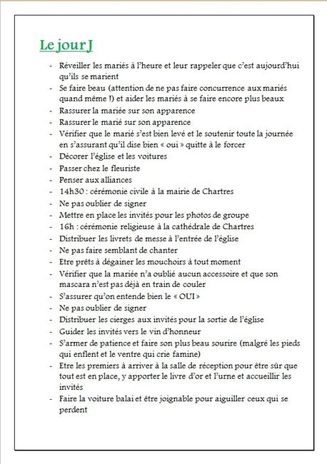 Livret témoin