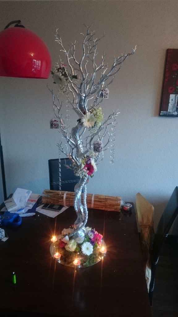 Nos arbres centres de tables