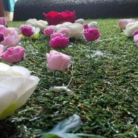 Mur de fleurs (artificielles) - 1