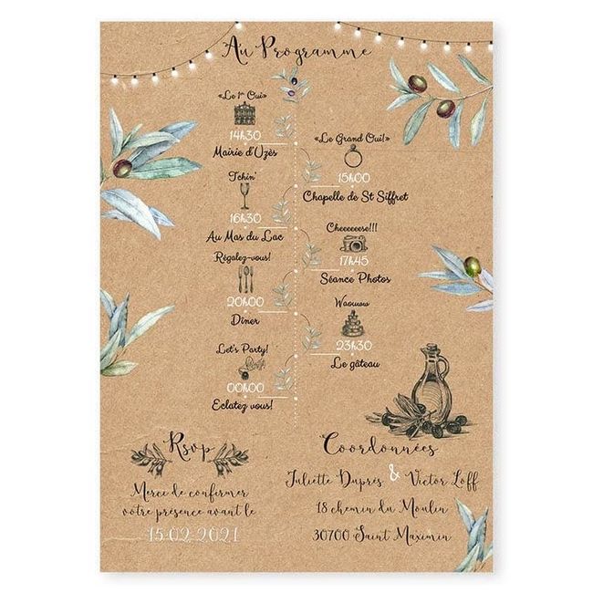 Programme faire-part - 6