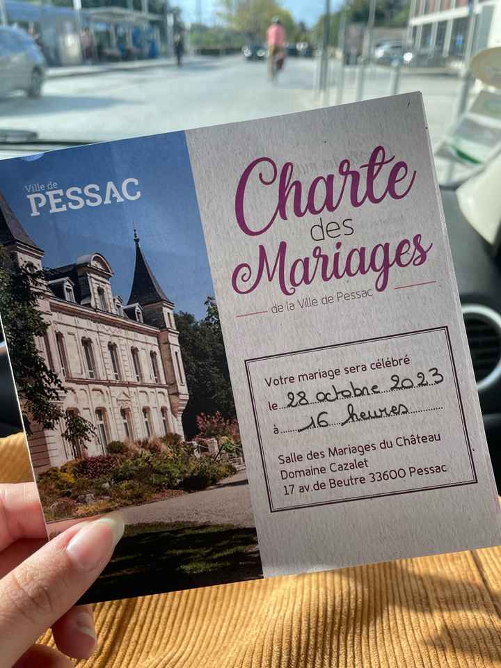 Date fixée, on se marie le 28 octobre 2023 - 1