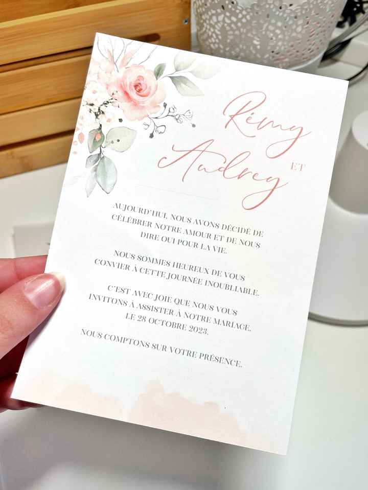 Nos jolis faire-part faits main - 3