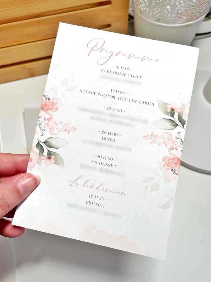 Nos jolis faire-part faits main - 4