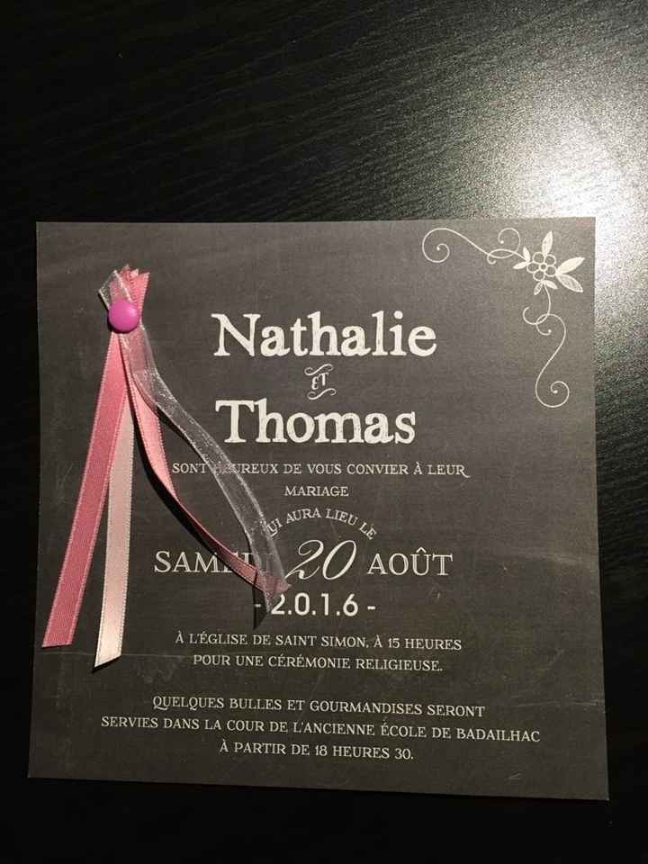 Thème champêtre : montrez-moi vos faire-part ! - 1