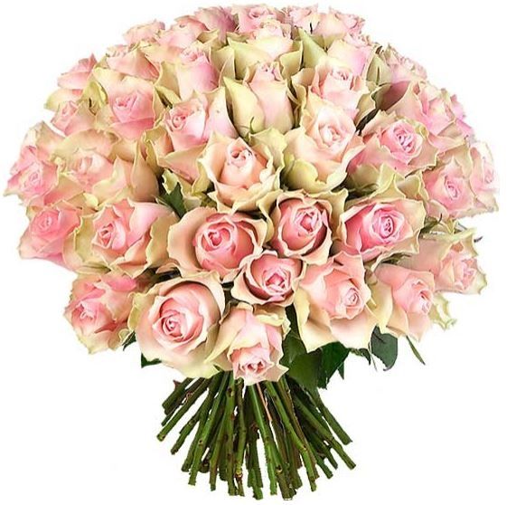 bouquet dans les tons pastels