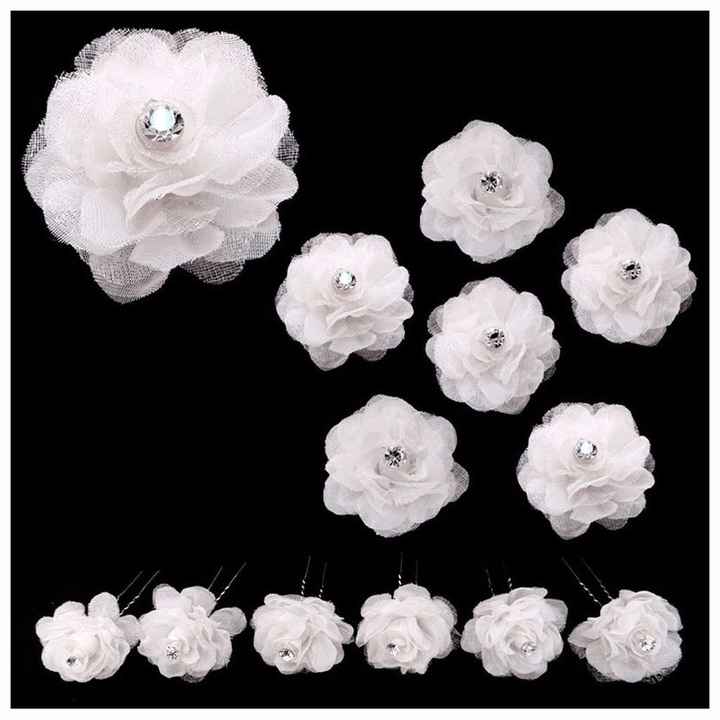 lot de 6 fleurs (amazon)