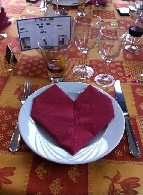 serviette de table 
