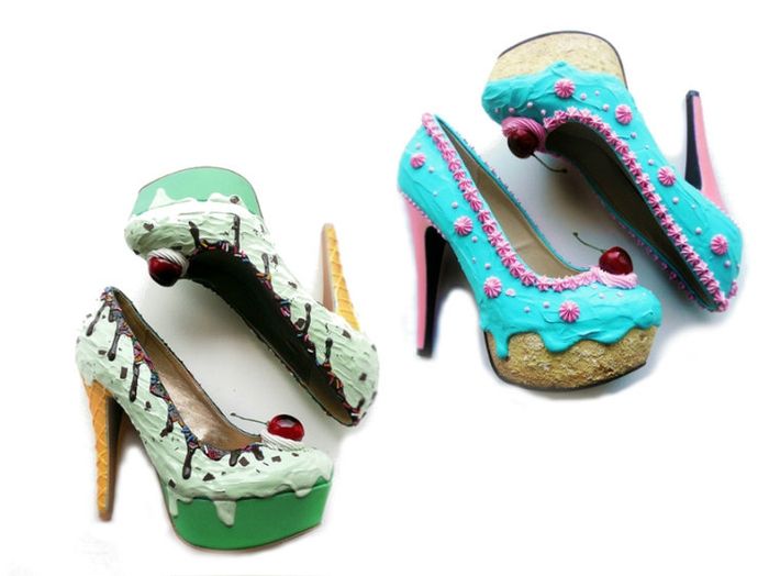 Chaussure cupcake