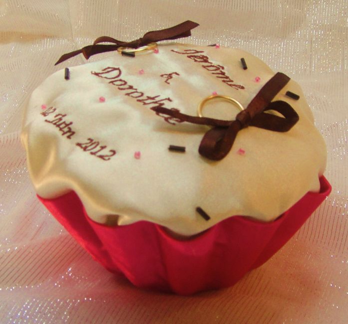 Porte alliances cupcake