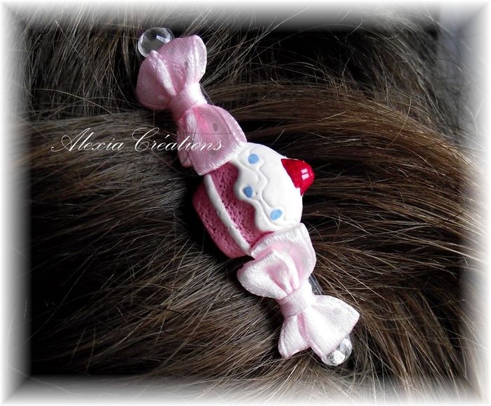 pinces cheveux cupcake