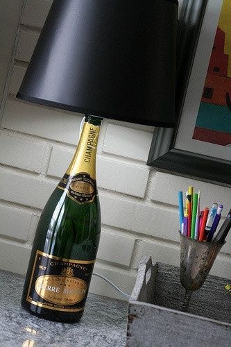Champagne lampe