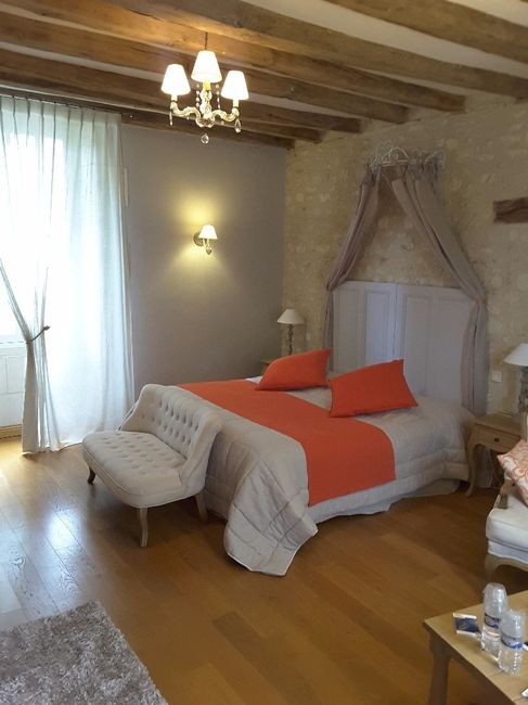 Notre chambre le soir du mariage