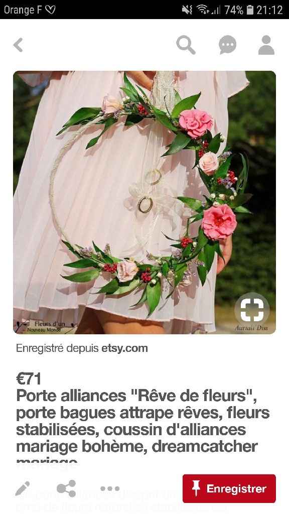 Support pour apporter les alliances - 2