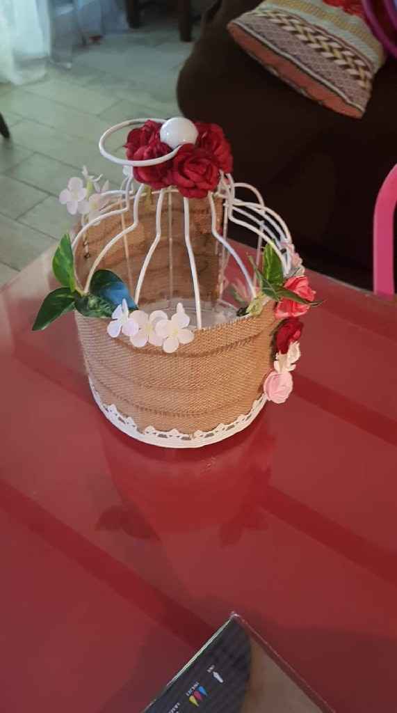 Deco urne et porte alliance home made - 4