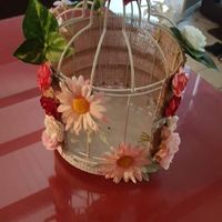 Deco urne et porte alliance home made - 3