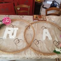 Deco urne et porte alliance home made - 5