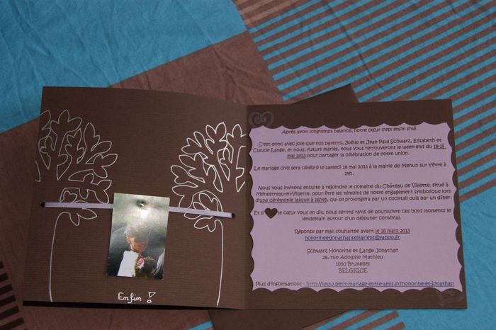intérieur faire-part