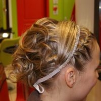Essai chignon flou headand