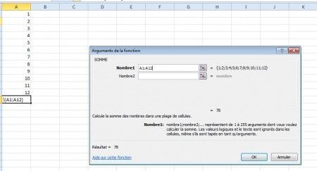Aide Excel