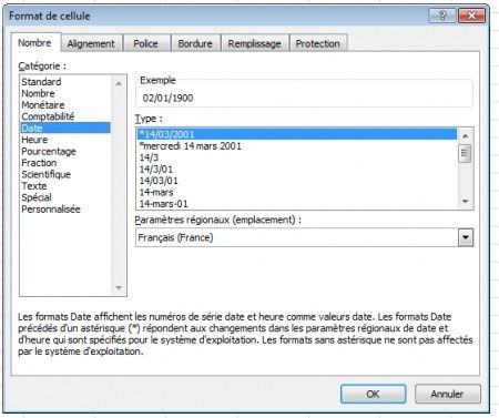 Aide excel