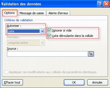 Aide excel