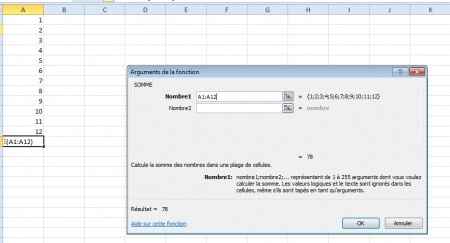 Aide Excel