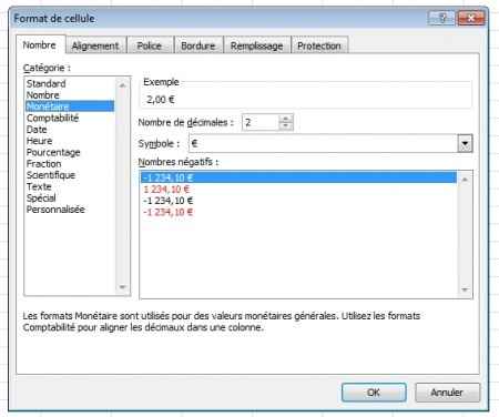 Aide excel