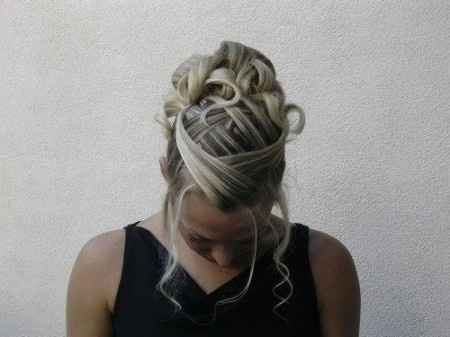 Idée chignon pour mon mariage (dessus)