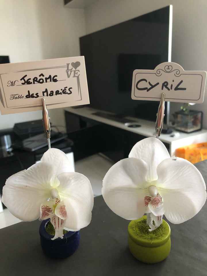 Porte nom thème orchidée - 1