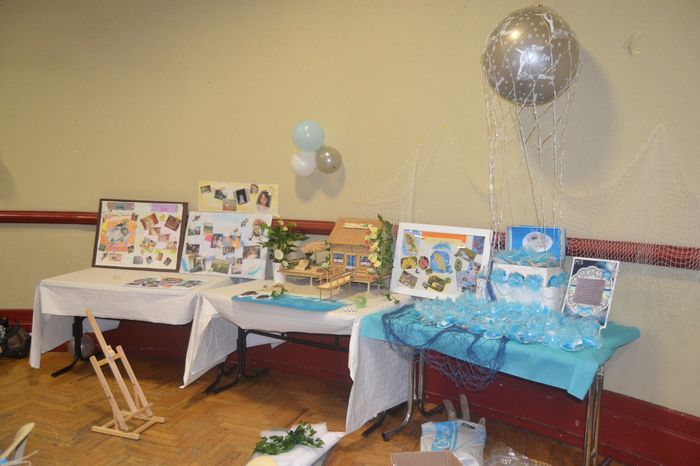 deco turquoise blanc