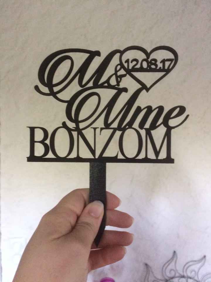 Cake topper - 1
