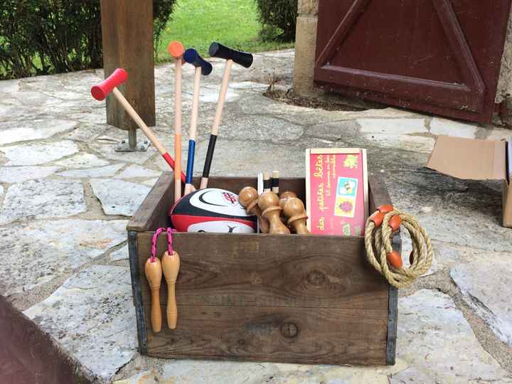 Déco jardin pour le vin d'honneur - 1