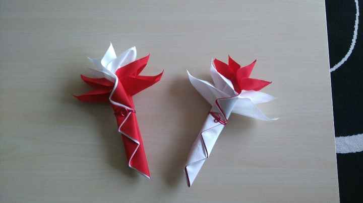 Essai de pliage de serviettes... qu'en pensez-vous ? - 1