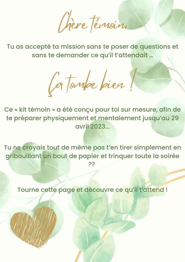 Livret du parfait témoins - 2